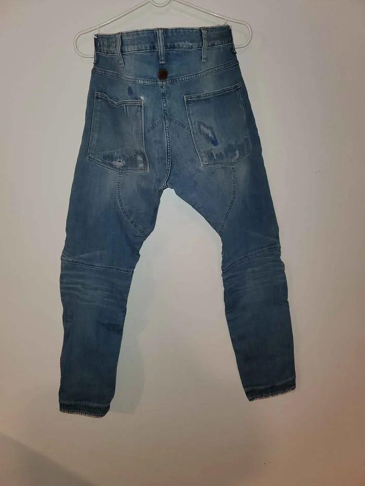 G-Star 5620 3D Distressed Slim Denim Jeans W34 L32 - photo 5