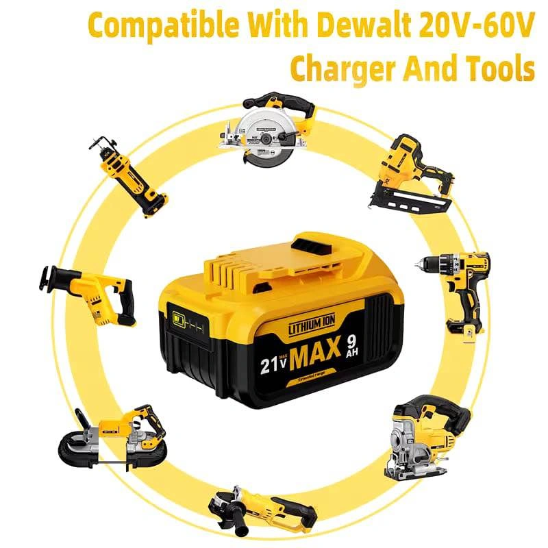 21V 9Ah Lithium-Ion Battery for Dewalt - photo 4