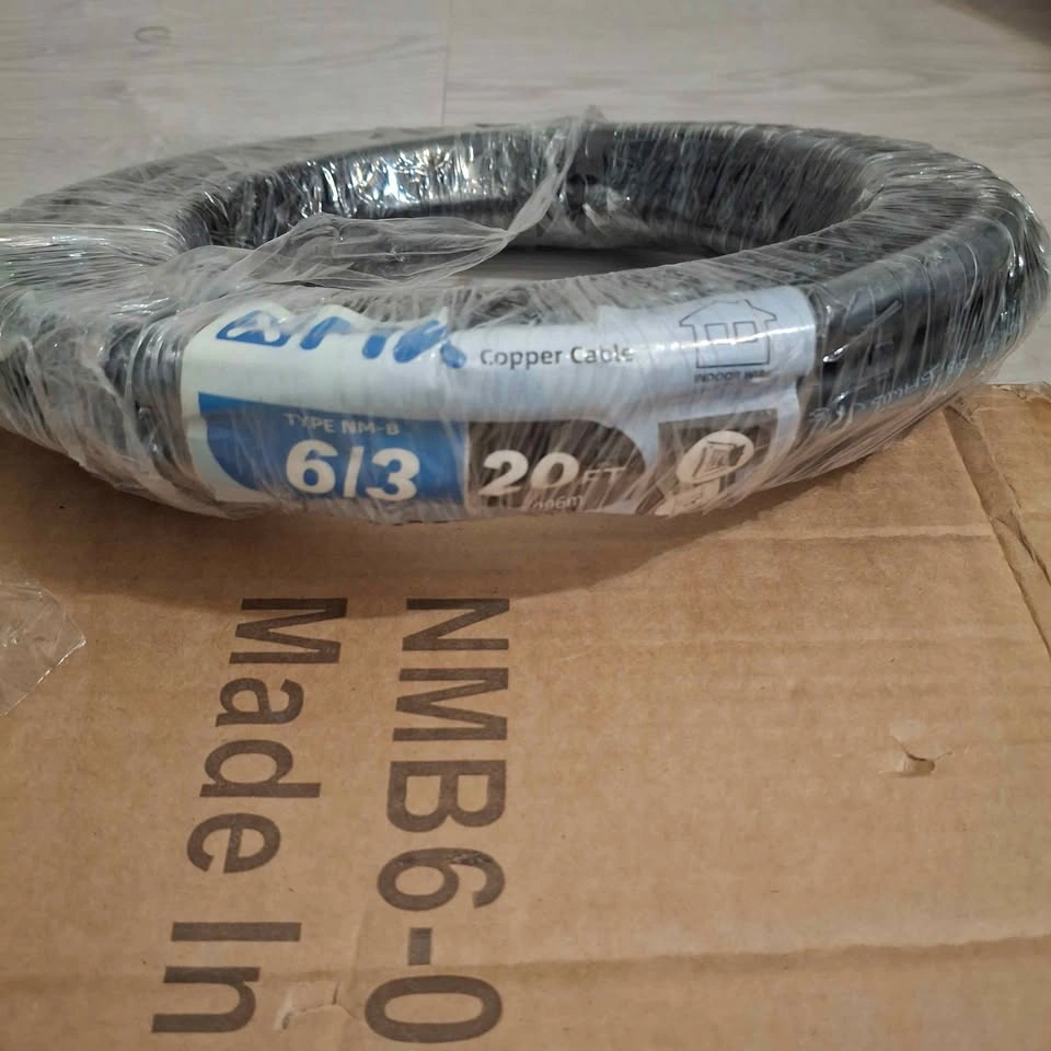XMK NM-B 6/3 Wire with Ground, 20ft 6 AWG Copper Wire - photo 5