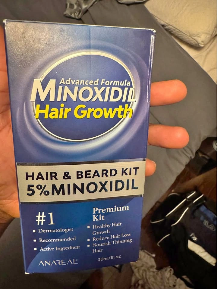 Minoxidil Hair Growth Kit 5% With Derma Roller