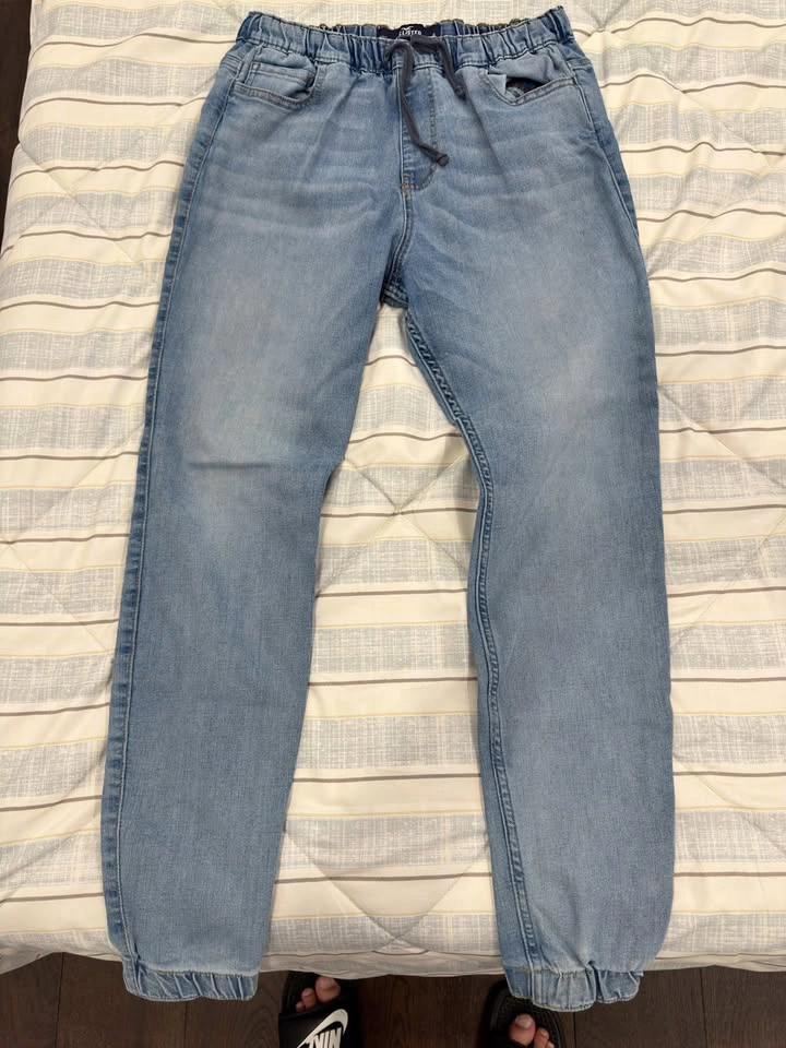 Hollister Mens Denim Joggers