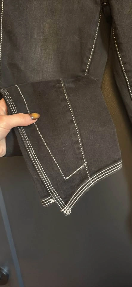 Designer black skinny jeans - photo 2
