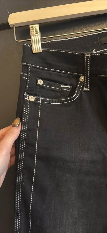 Designer black skinny jeans - photo 3
