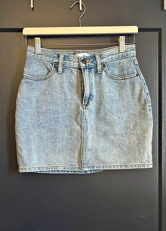 Denim miniskirt