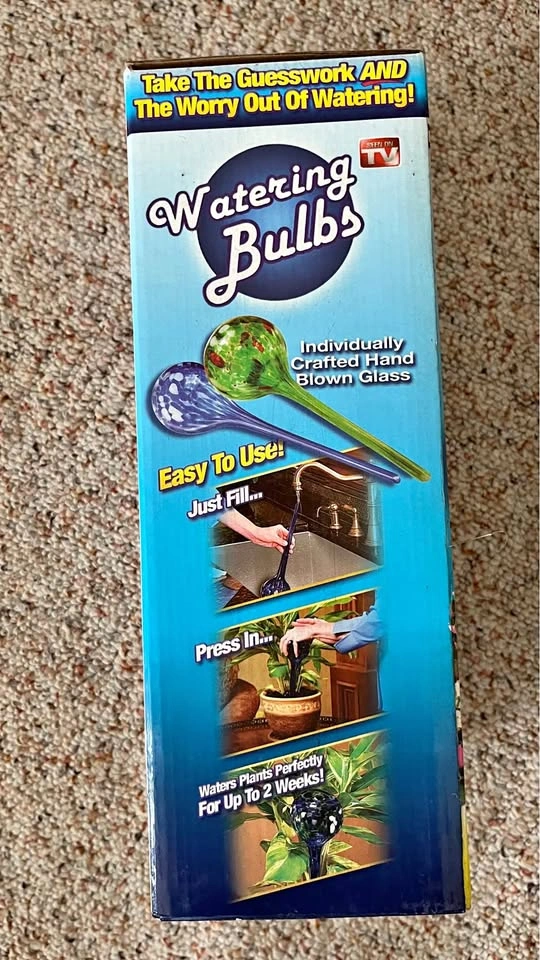 Watering Bulbs for Plants Hand Blown