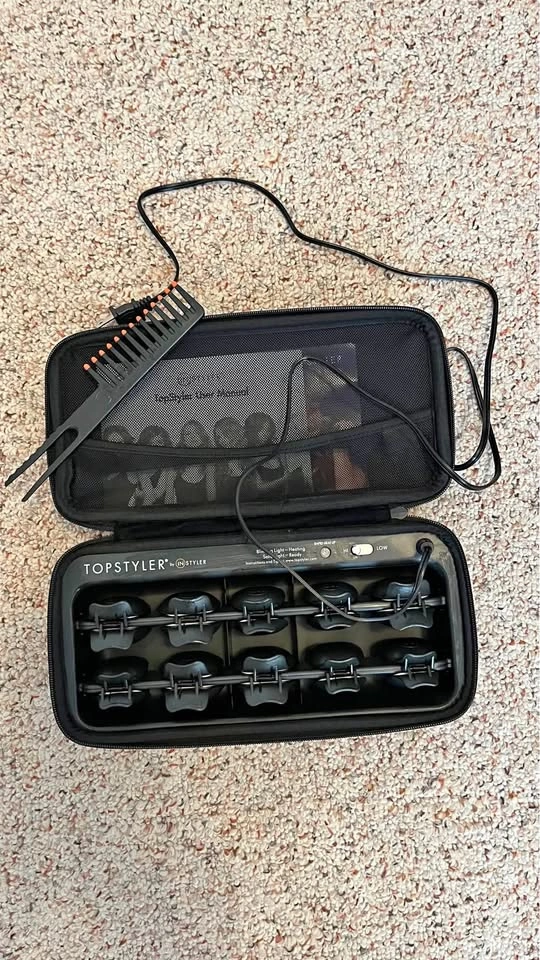 Topstyler Instyler heated Clamp Hair Curlers
