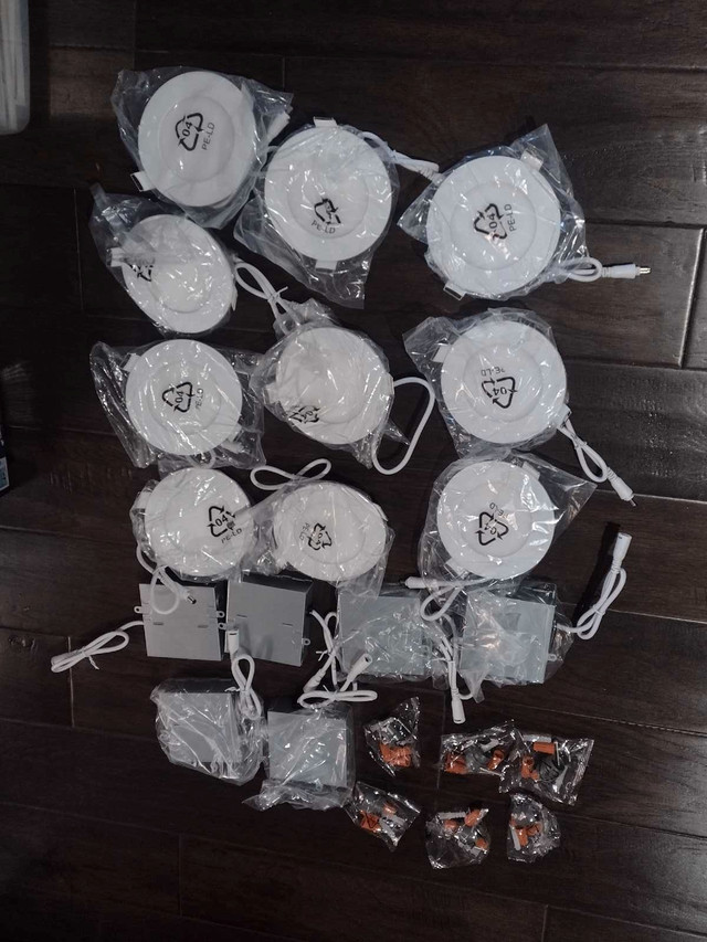 Led Pot lights incomplete set Includes 10 lights + 6 ballasts