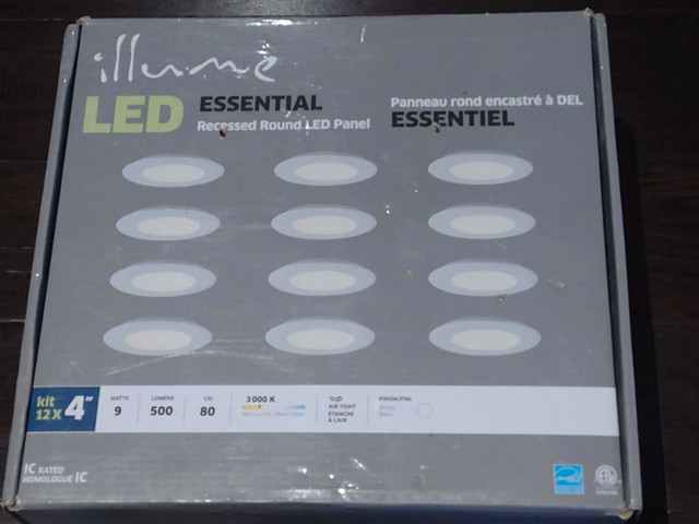 Led Pot lights incomplete set Includes 10 lights + 6 ballasts - photo 2