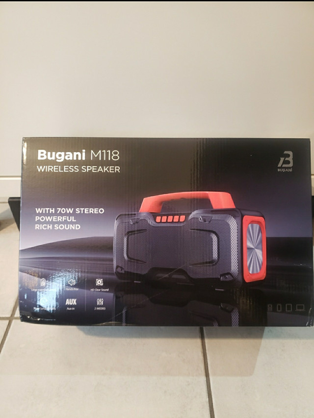 Bugani M118 Bluetooth 70W Portable Wireless Speaker