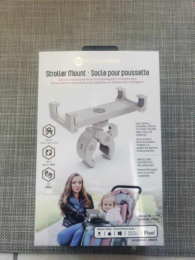 mommy power stroller mount thumbnail