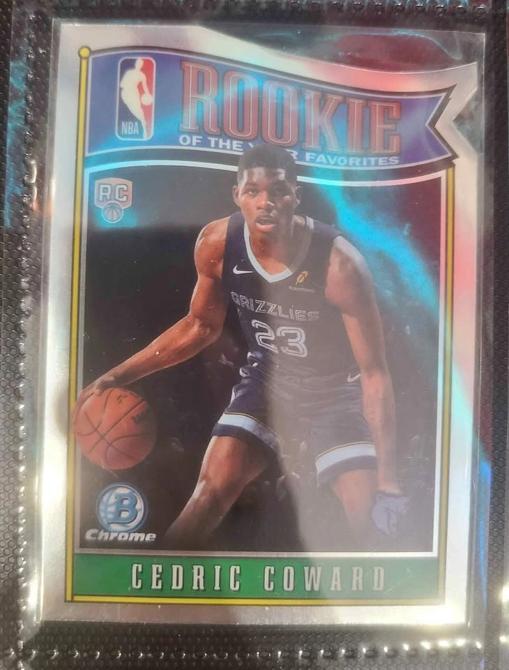 Cedric Coward Rookie of the Year Favorites Bowman Card