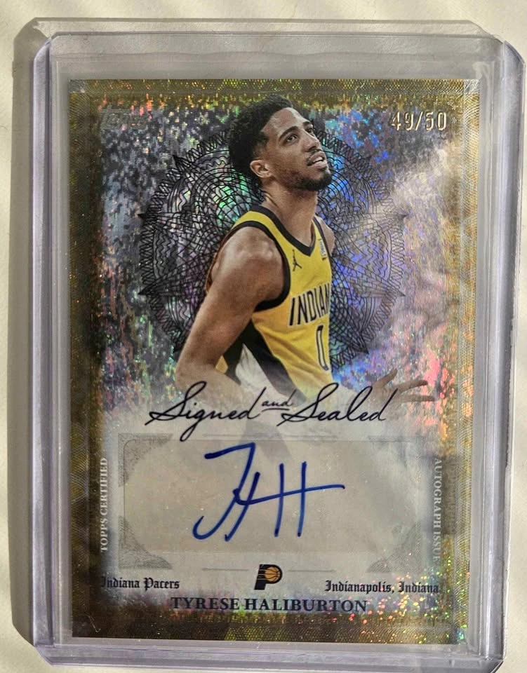 2026 Topps Tyrese Haliburton Auto Gold Parallel 49/50