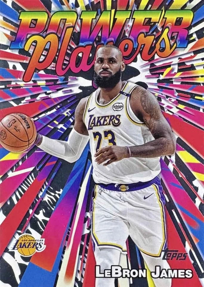 LeBron James Power Players Topps 2025-26 Card