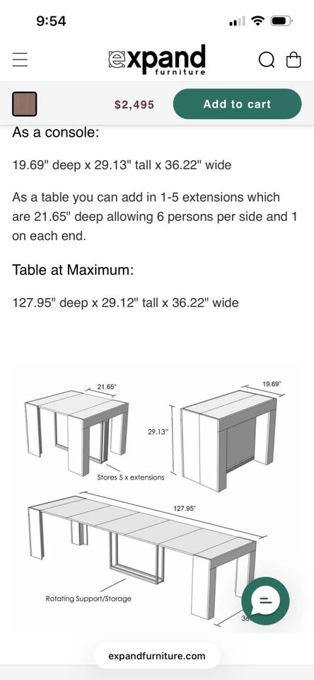 Cubist Expanding Dinner Table seats 1-14 from Expand Furniture - photo 3