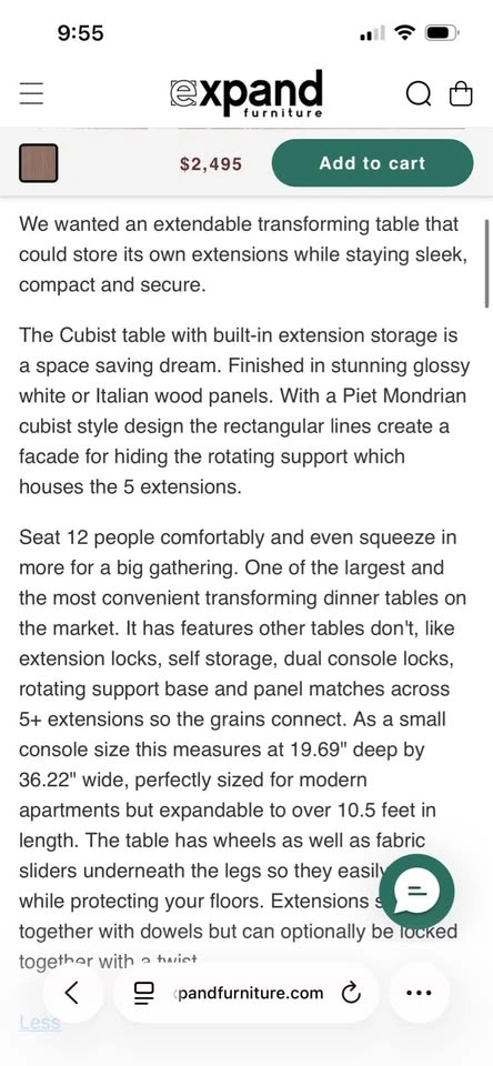 Cubist Expanding Dinner Table seats 1-14 from Expand Furniture - photo 4