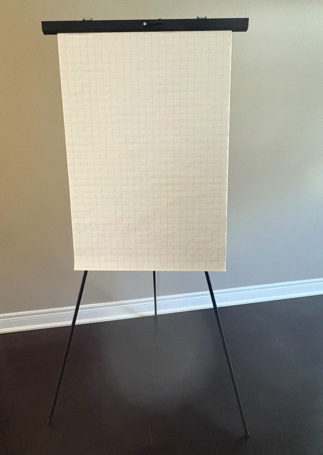 Flip Chart / Whiteboard Easel - Excellent Condition - Moving - photo 5