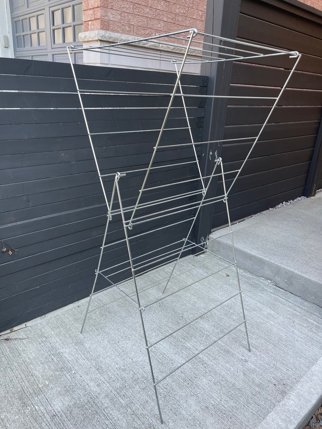 Folding Drying Rack / Clothing Rack – Stainless Steel
