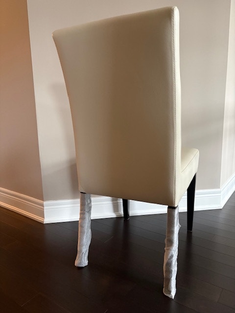 Elegant Dining Chairs – Set of 8 (Solid Wood, Espresso Legs) - photo 2