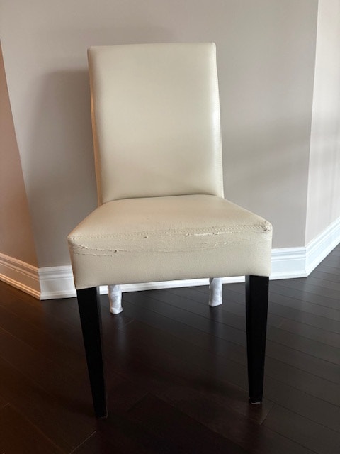 Elegant Dining Chairs – Set of 8 (Solid Wood, Espresso Legs) - photo 3