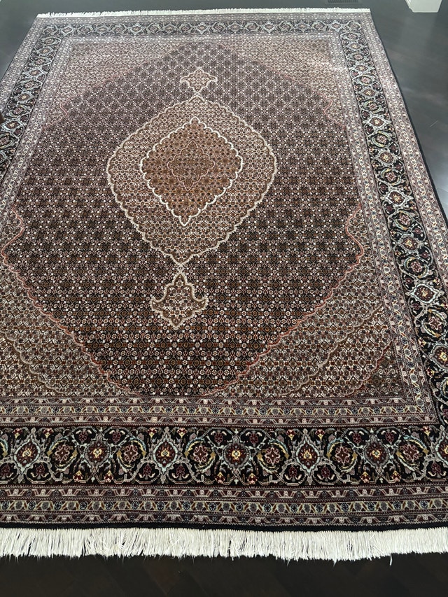 Hand-Knotted Persian Wool Rug – Tabriz – 8' x 11'7" – Hand Made - photo 5