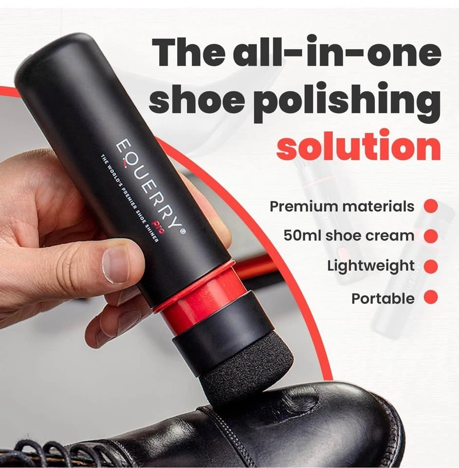 (New) Electric Shoe Shine Kit with 50ml Black Shoe Polish Cream - photo 2