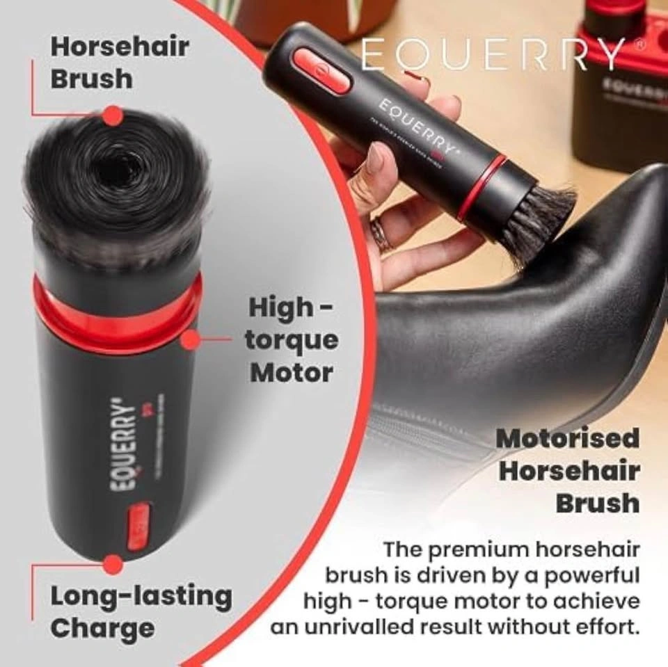(New) Electric Shoe Shine Kit with 50ml Black Shoe Polish Cream - photo 3