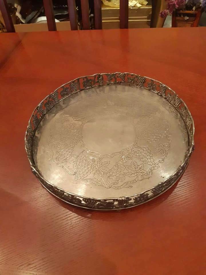 Vintage silver plated size 14 inches - photo 2