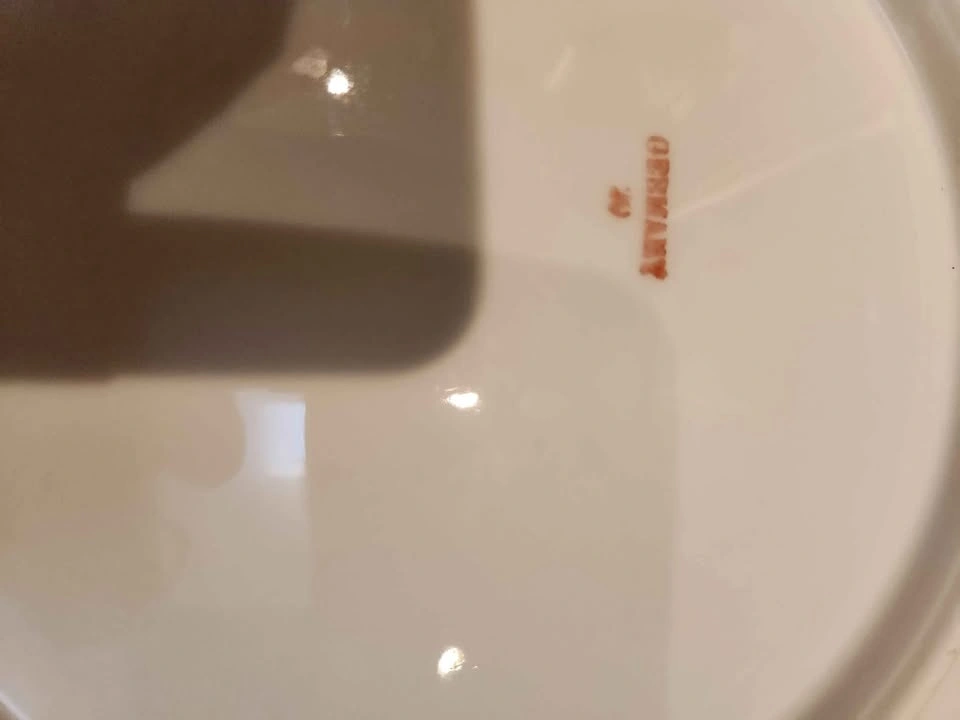 Antique porcelain cake plate - photo 2