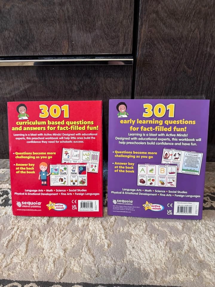 NEW Preschool Learning Books Set – 301 Questions & Answers (2 Bo - photo 4
