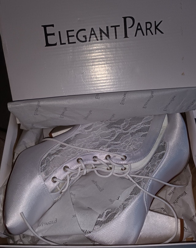 NEW Women's Size 8 ElegantPark HC1559 White Ivory Satin Boots - photo 4