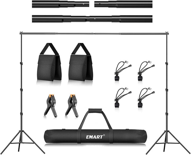 NEW EMART 8.5 x 10 ft Photo Backdrop Stand