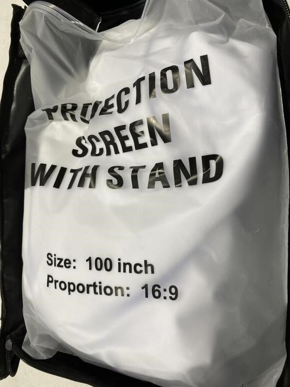 NEW 100" Projector Screen with Stand - photo 5