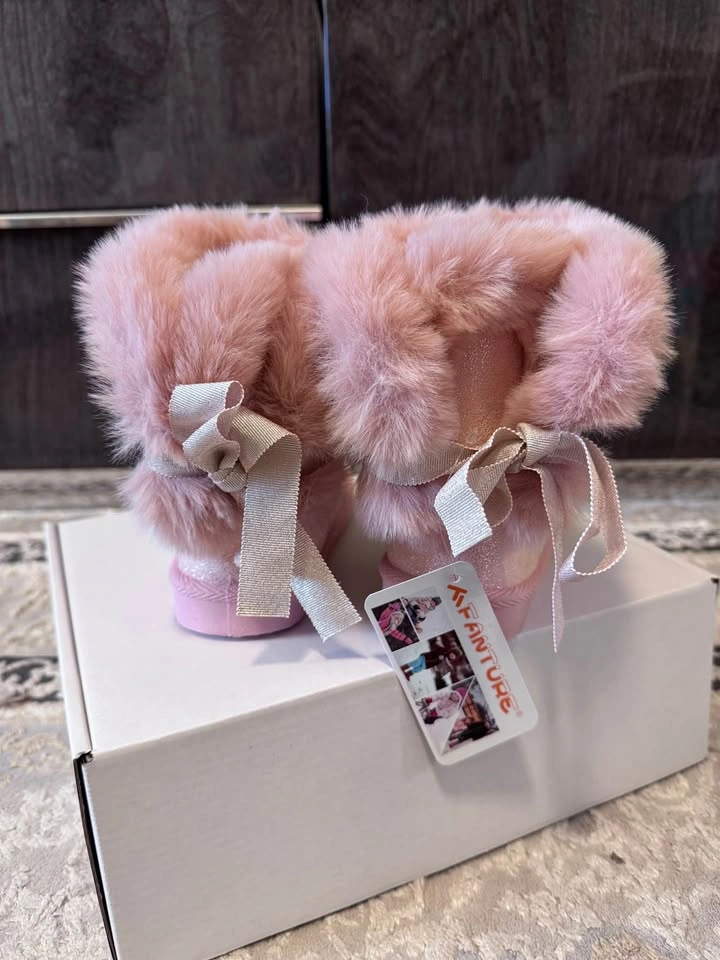 Brand New Pink Fur Winter Boots – Cozy & Adorable (Size 12/30) ✨ - photo 3