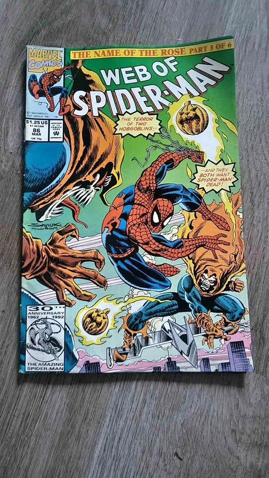 Spiderman and Venom Comics