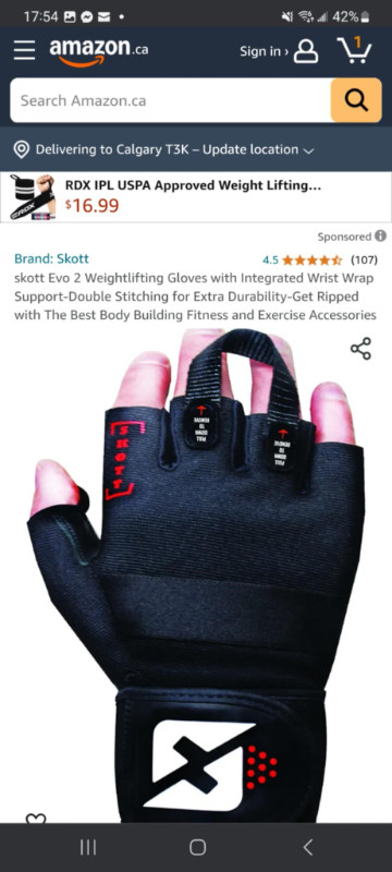 Weightlifting Training Gloves - photo 4