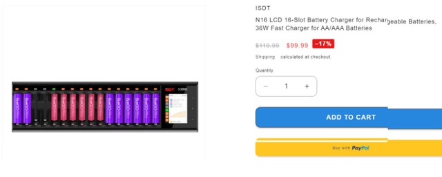 16 Slot Fast Battery Charger - photo 4