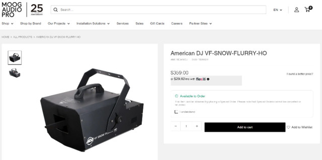Snow Machine - American DJ Brand - photo 4