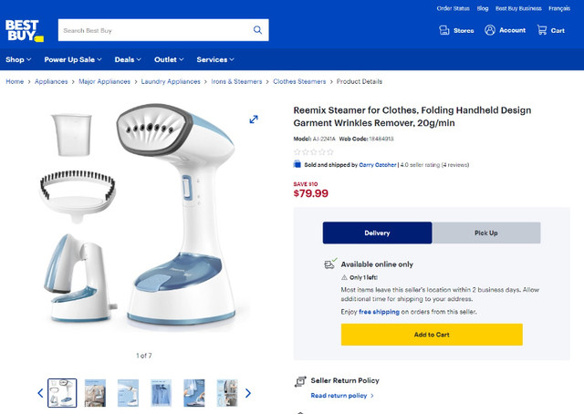 Portable Garment Steamer - photo 4