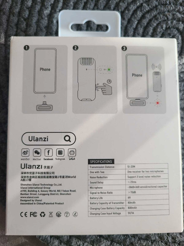 Ulanzi J12 Wireless Microphone - photo 4