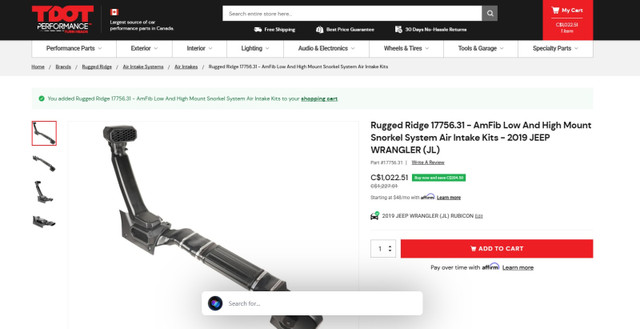 AMFIB Snorkel: 2018+ Jeep Wrangler JL/Gladiator - photo 5