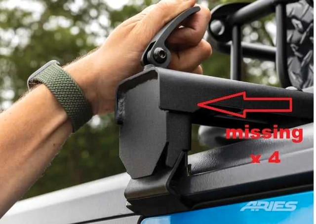 Jeep Wrangler JK Roof Rack Cross Bars only (missing brackets) - photo 4