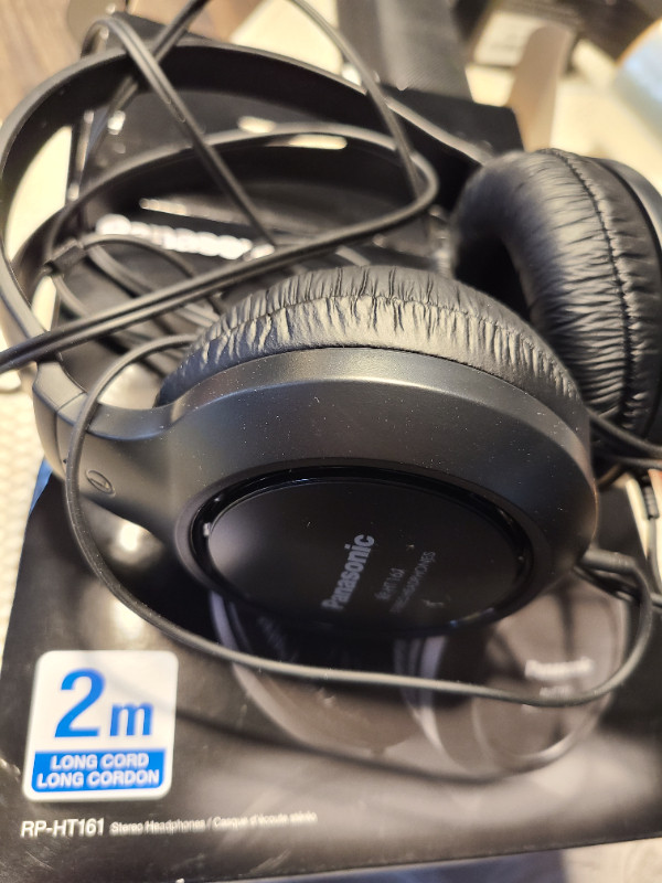 Panasonic Full-Size Over-Ear Wired Long-Cord Headphones