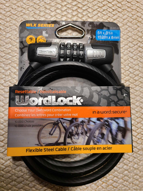 WordLock Bike Lock