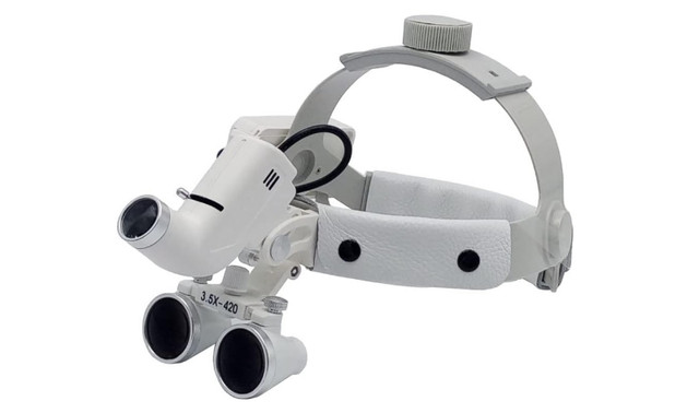 Headband Lamp with Binocular Loupe