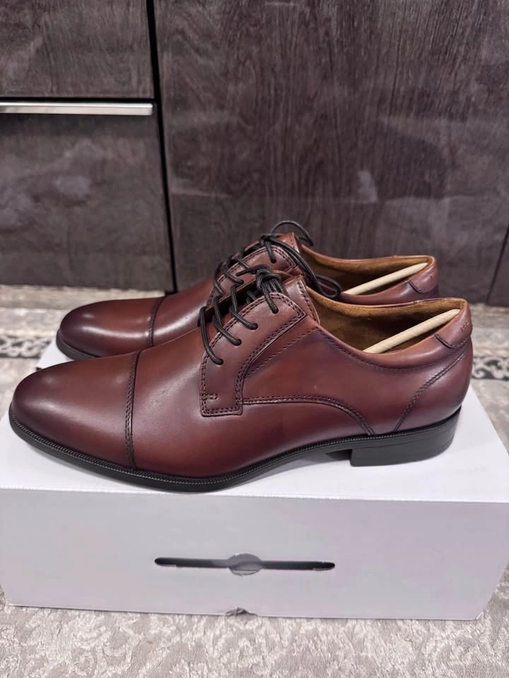 ALDO Men's Brown Leather Oxford Dress Shoes - Size 9 - photo 4