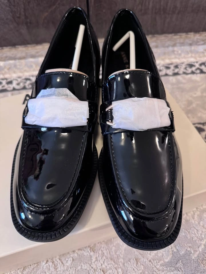 Brand New Anne Klein Patent Leather Loafers - Size 8.5 - photo 3