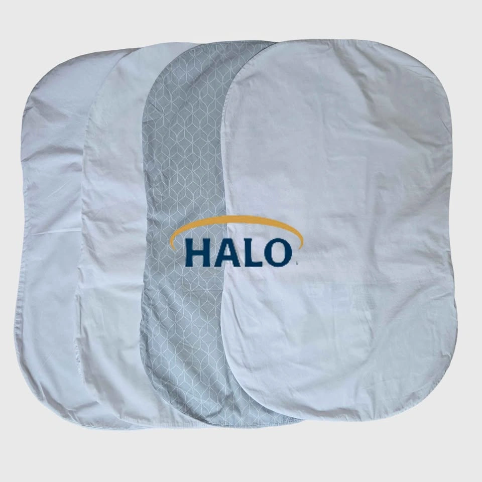 HALO Bassinest Fitted Crib Sheets (Set of 4) - Excellent Conditi