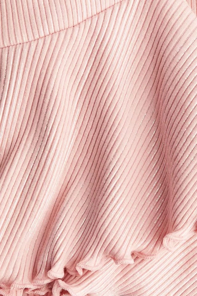 H&M Shimmery Pink 2-Piece Set | Flare Sleeve Top + Skirt | 2T (F - photo 5