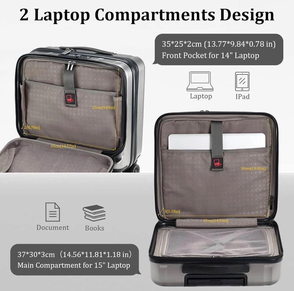 Brand New Kaleenie Carry-On Luggage with Laptop Compartment - photo 4