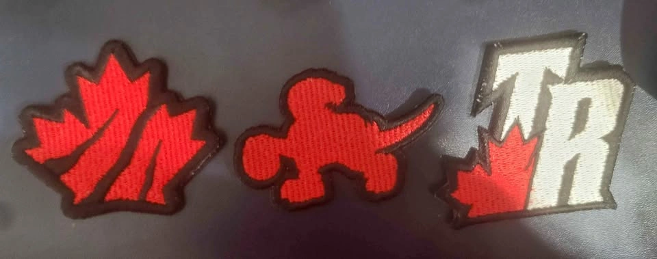 Raptors T Shirt Patches